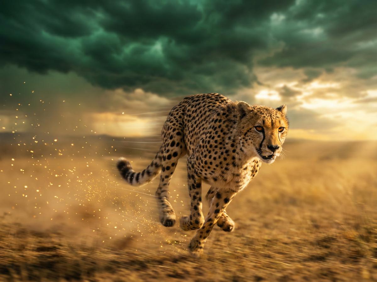 午夜大片-猎豹百米冲刺视频