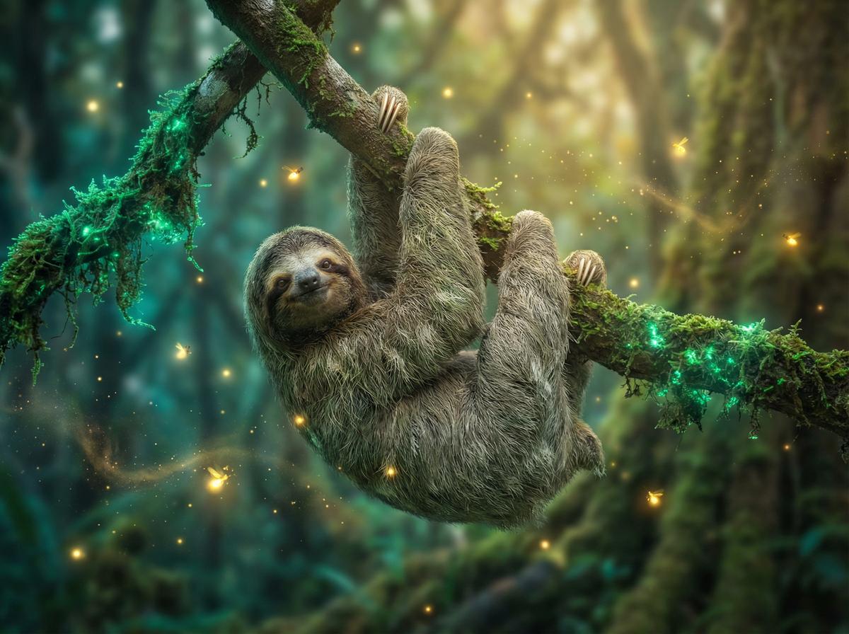 午夜大片-树懒雨林慢生活视频